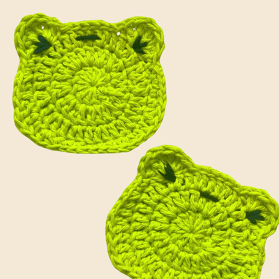 frog coaster pattern