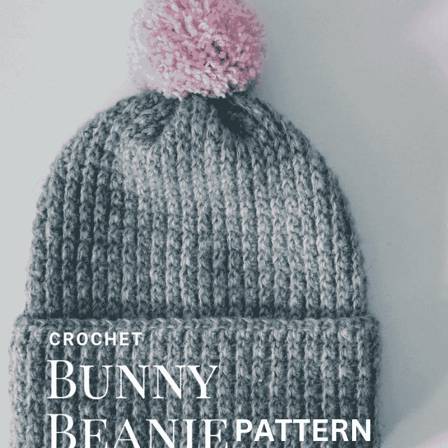 Best Crochet Bunny Ear Beanie Pattern